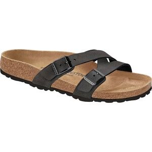 Birkenstock Yao Sandal Black Birko-Flor Size 39 - 8.5 Gently Used